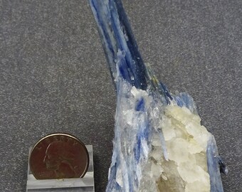 Blue Kyanite Crystal Cluster, Brazil - Mineral Specimen for Sale