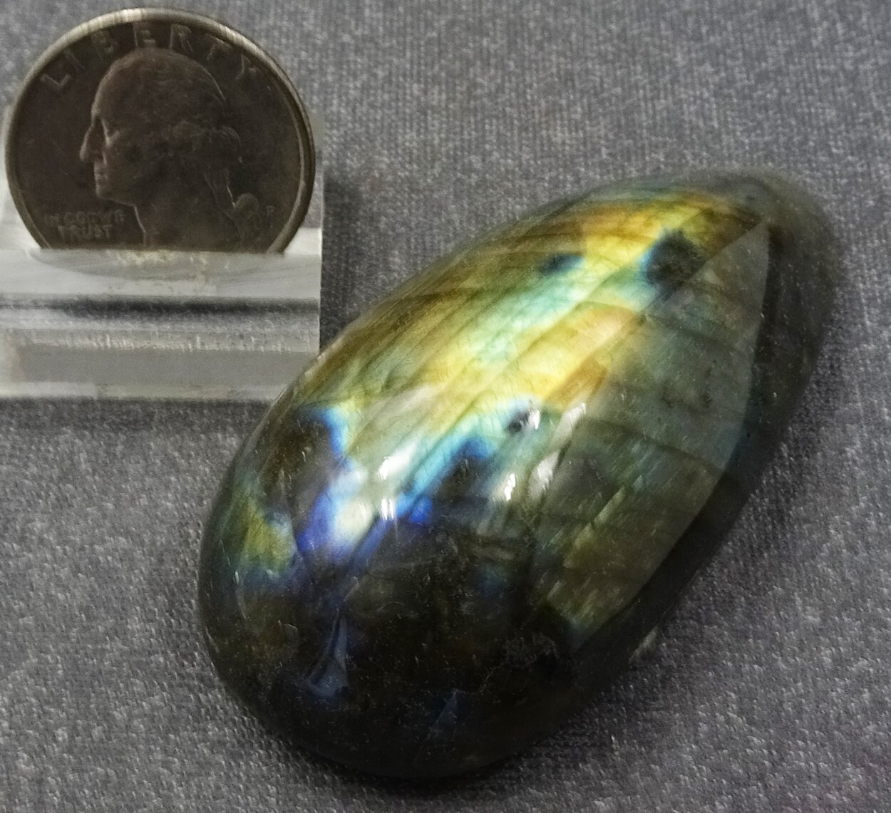 Polished Labradorite Massage Wand, Madagascar - Mineral Specimen for sale
