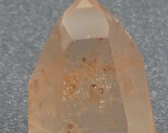 Tangerine Quartz Crystal, Brazil - Mineral Specimen for Sale