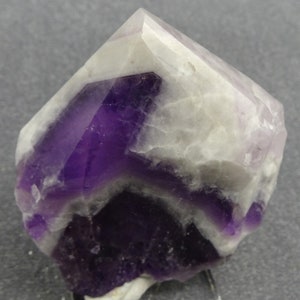 Chevron Amethyst Crystal, Brazil - Mineral Specimen for Sale