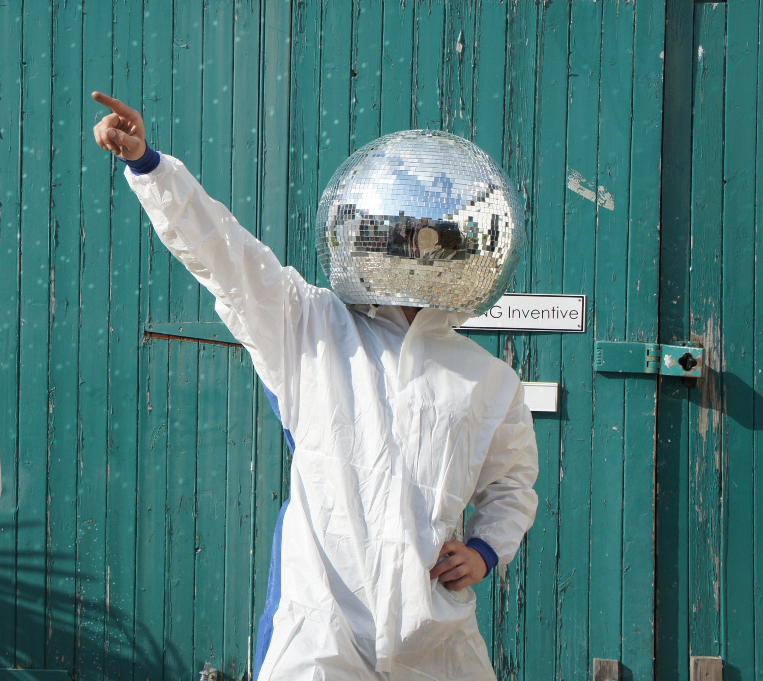 Disco tastic Full Mask Mirror Ball Head Helmet Etsy