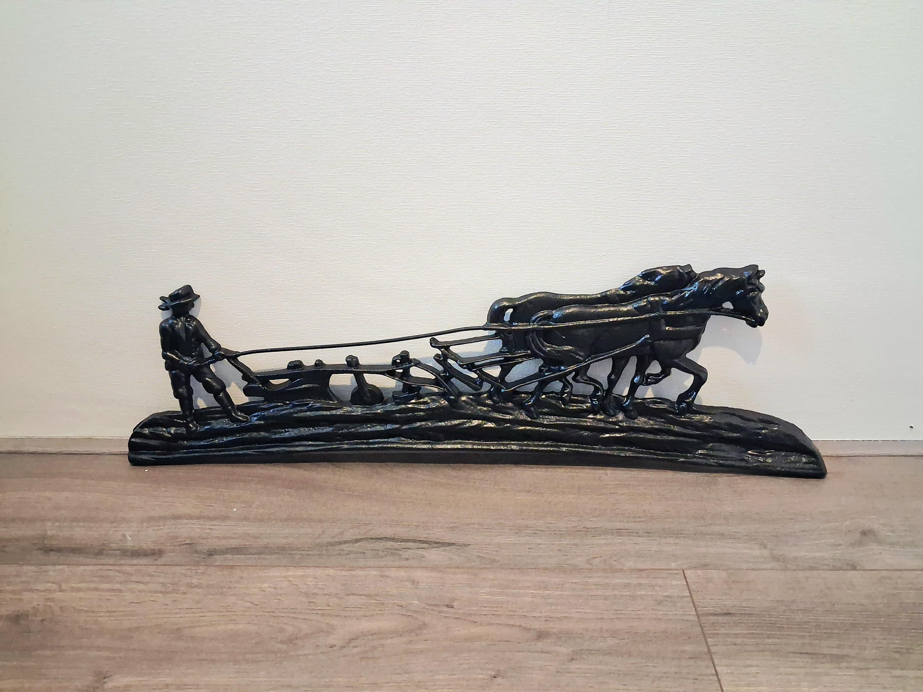 Vintage 21 Club - Figurine de cheval équestre vert - Jockey