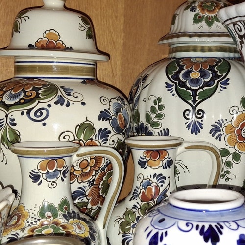 18世紀のデルフト陶器の皿、アンティークのデルフト皿 - Etsy 日本