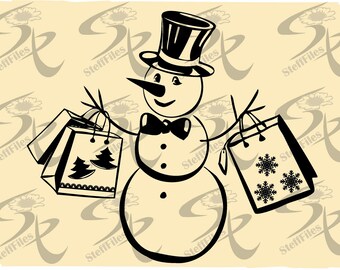 Download Free Snowman Love Svg Etsy PSD Mockup Template