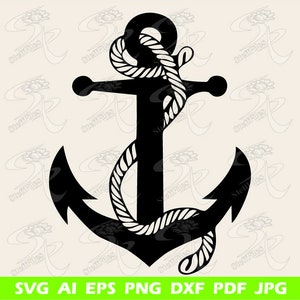 Rope Anchor Clipart -  UK