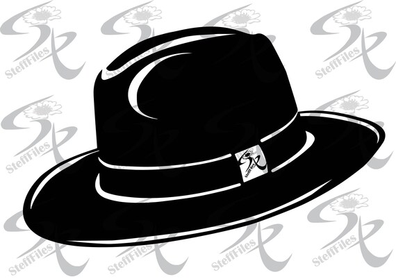 mafia hat clipart for snowman