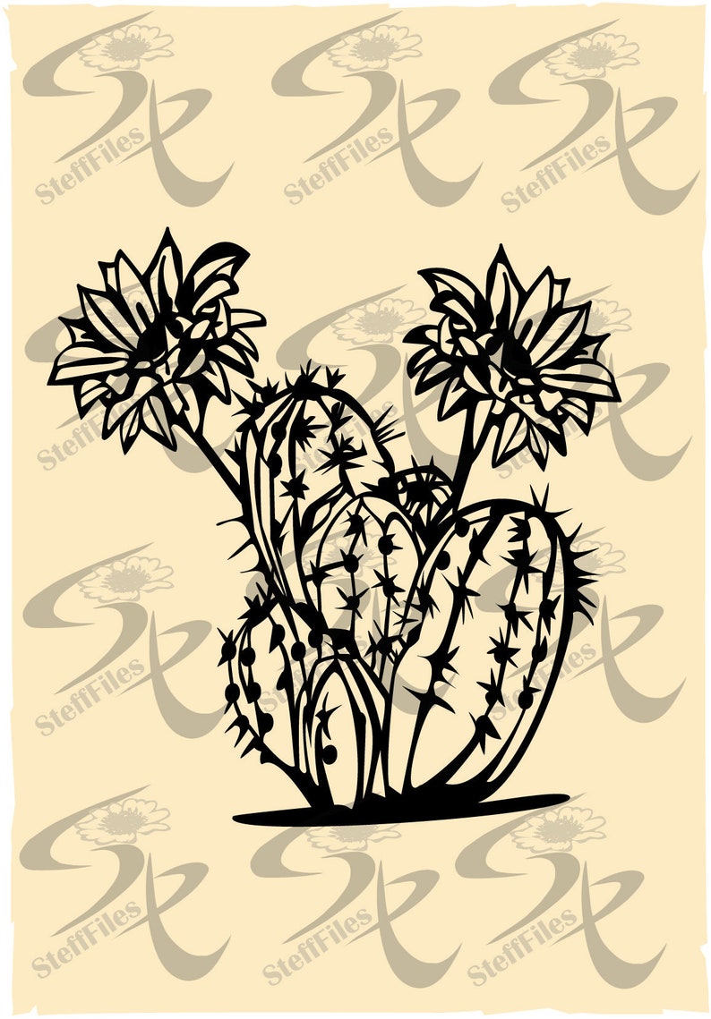 CACTUS Cactus SVG file Succulent svg file Cactus clip art | Etsy