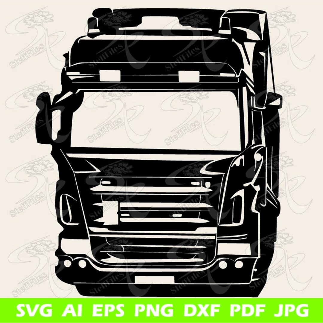 Truck Vector, Truck Svg, Transport, Art Print, Ai, Png, Eps, Jpg ...