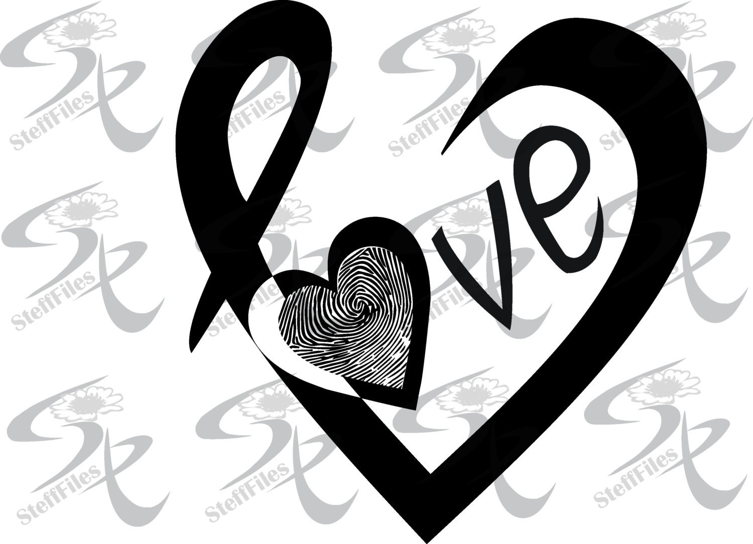 Buy LOVE HEART IMPRINT Vector Clipart Valentines Online in India ...