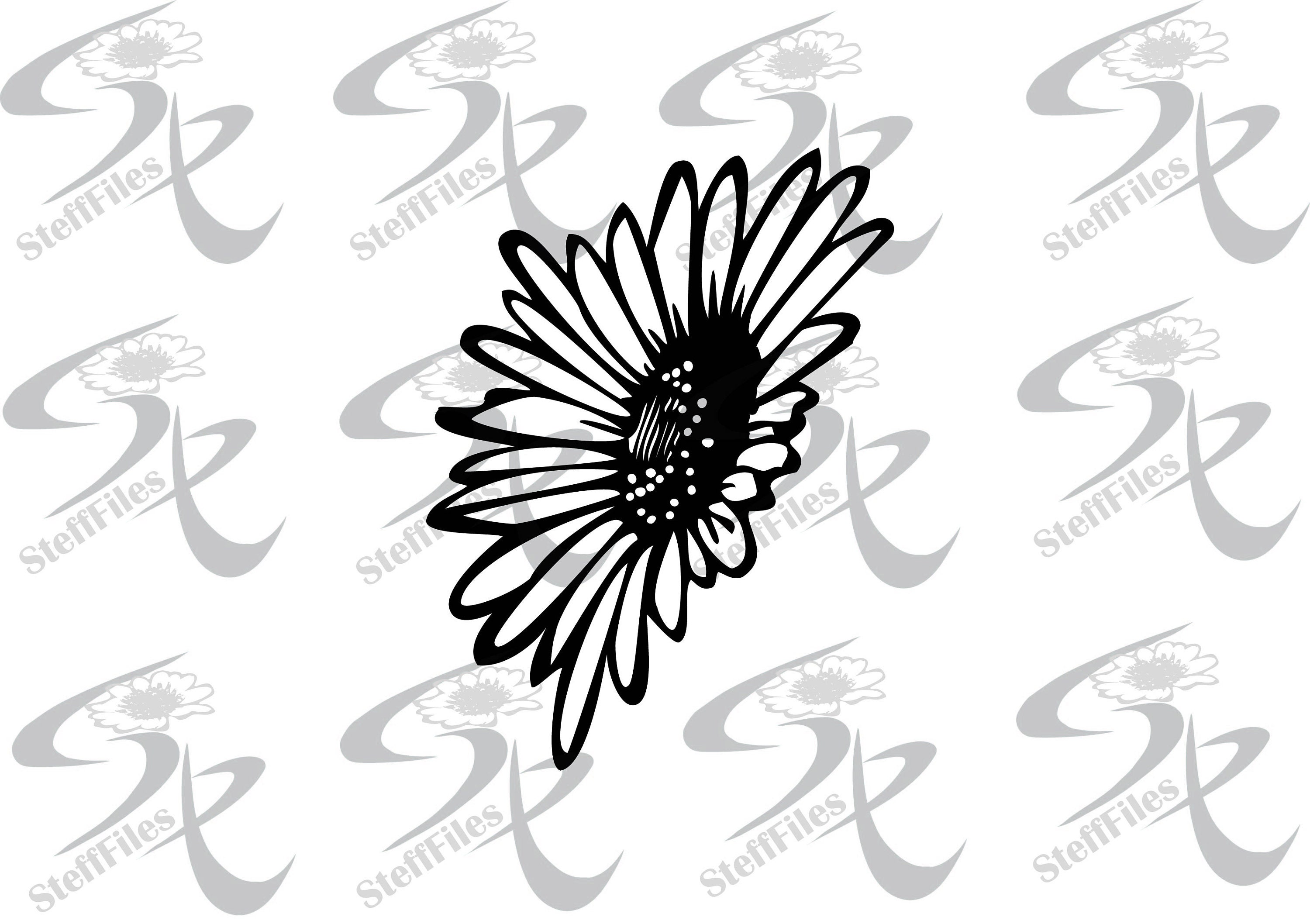 DAISIES Flowers SVG Daisies Svg Silhouette Graphical Svg Etsy Canada