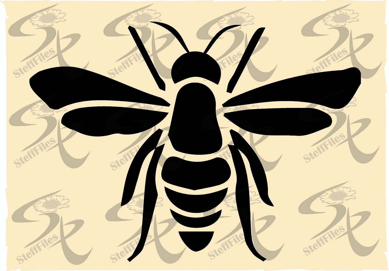 Download Vector BEE silhouettesSVGDXFepsaipngjpg clipart | Etsy