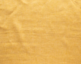 Lemon Bar - Yarn Dyed Linen - Birch Fabrics - 100% Linen - 56" Wide - Fabric By The Half Yard