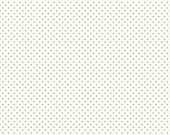 Riley Blake Fabric, Swiss Dot Fabric Gray and White, 100% Cotton Fabric by the Yard