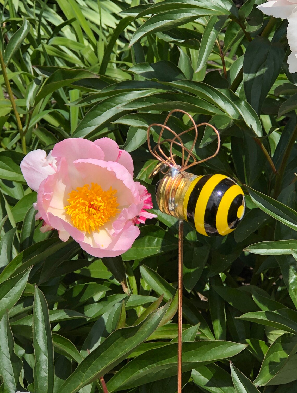 30 inch Bee Garden Stake gardener gift garden decor Etsy