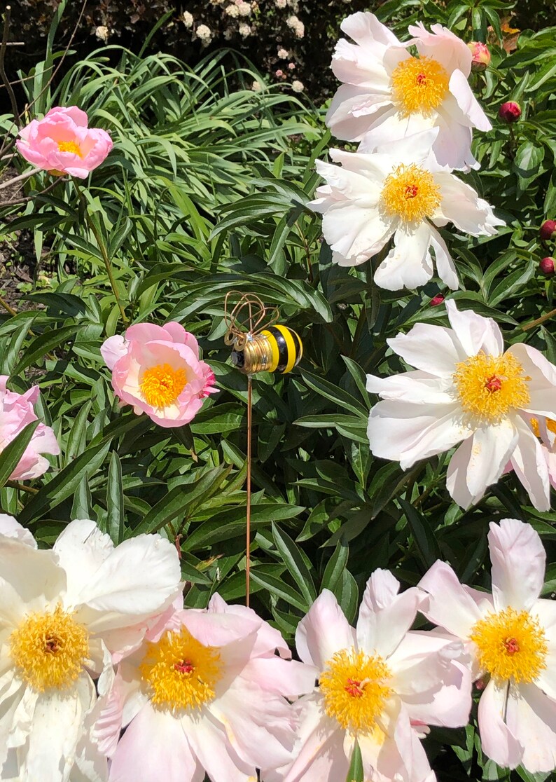 30 inch Bee Garden Stake gardener gift garden decor Etsy