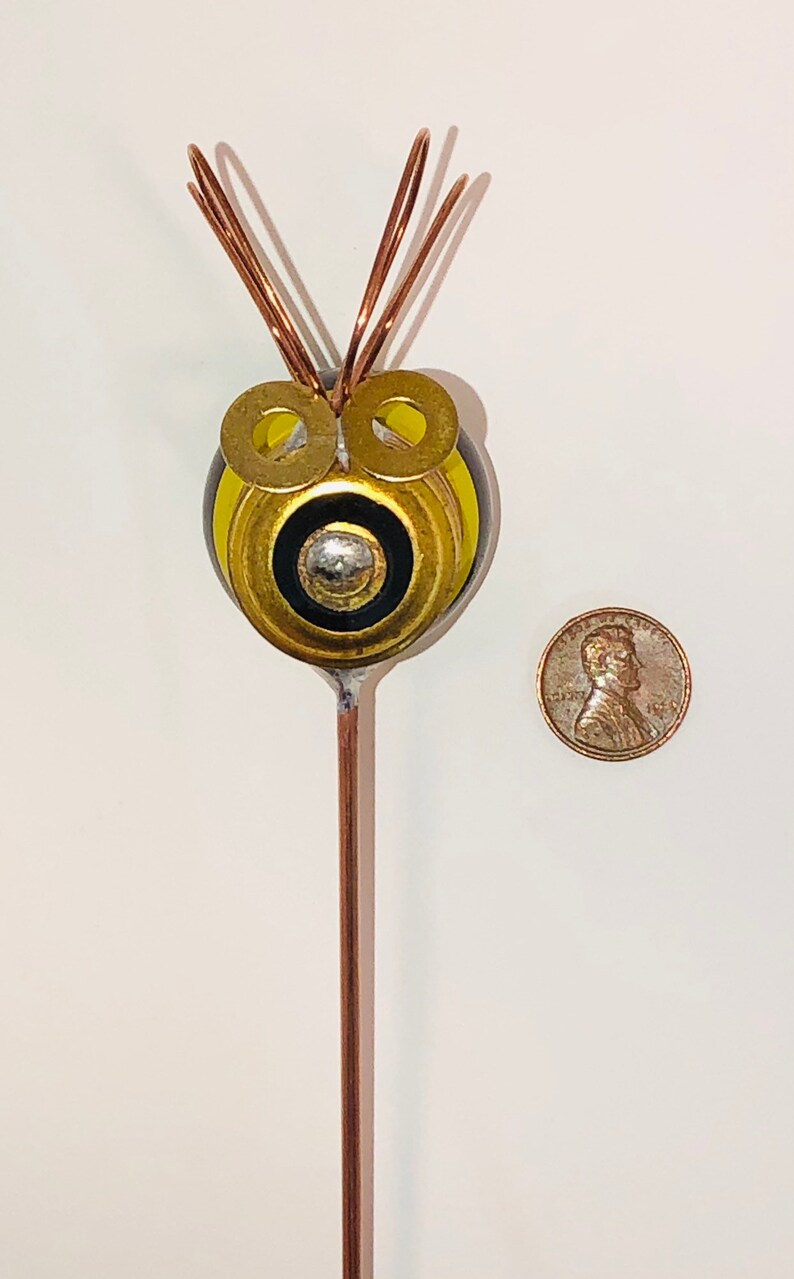 18 Inch Bee Plant Stake garden Stakesgardenersave the Etsy