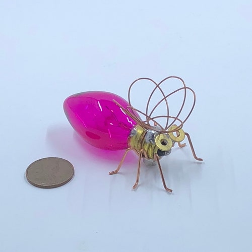 Jumping Bee Wooden Doll on a Spring 6 Inches Jumping Bee Wooden Doll on a Spring 6 Inches