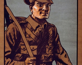 WA23 Vintage WWI Womens War Time Fund Raising British WW1 Poster Re-Print A4