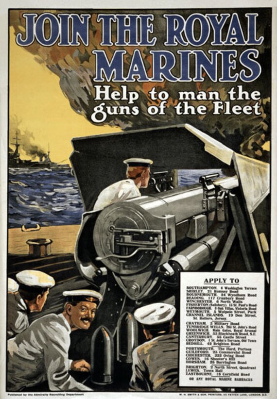 W49 Vintage WWI For King /& Country British Recruitment Poster WW1 A1 A2 A3