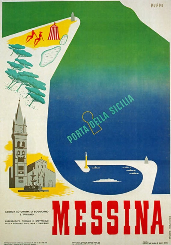 TV76 Vintage 1930/'s ABRUZZO Italian Italy Travel Tourism Poster A4