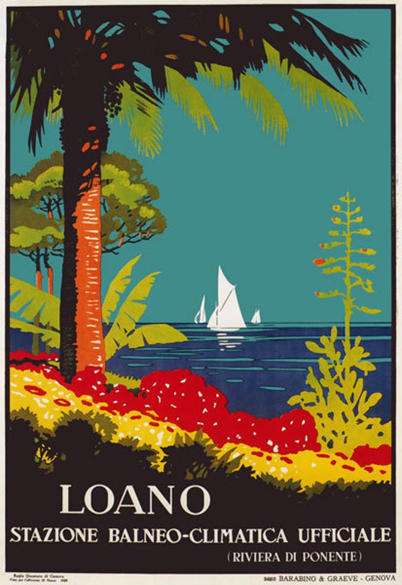 Tw33 Vintage Cote d/'Azur Sainte-Maxime francés Francia viajar Cartel volver a imprimir A4