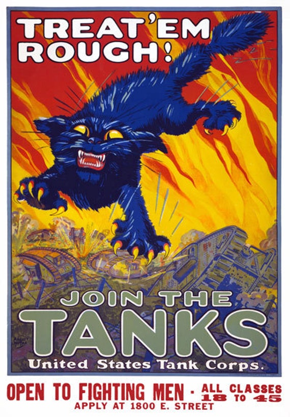 WA137 Vintage WW1 alemán de lucha contra el bolchevismo Guerra Poster A1//A2//A3//A4