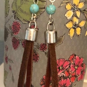 Leather,Turquoise, and Silver