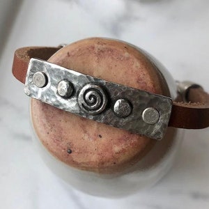 Light Brown Leather Bracelet