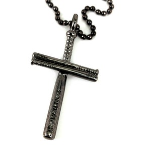 Baseball cross necklace for guys shop
