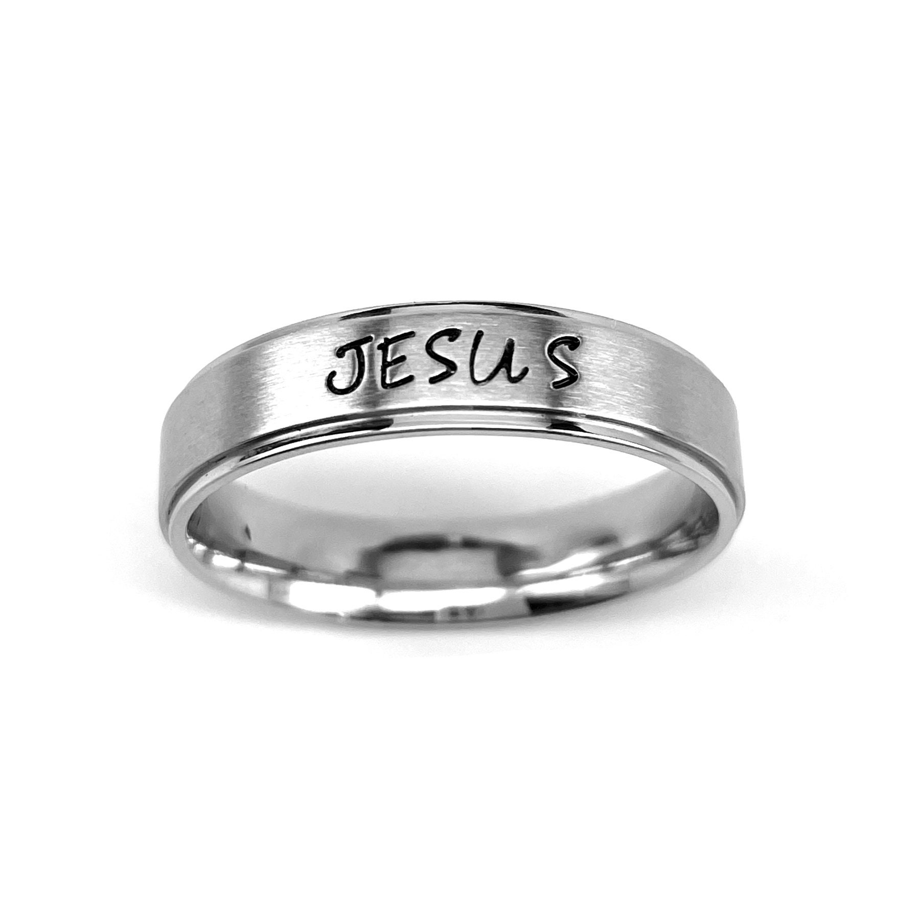  Fashion religion Jesus Ring Bible St Christopher ring Stainless  Steel Men Ring Jewelry (BR8-994-10) : Clothing, Shoes & Jewelry