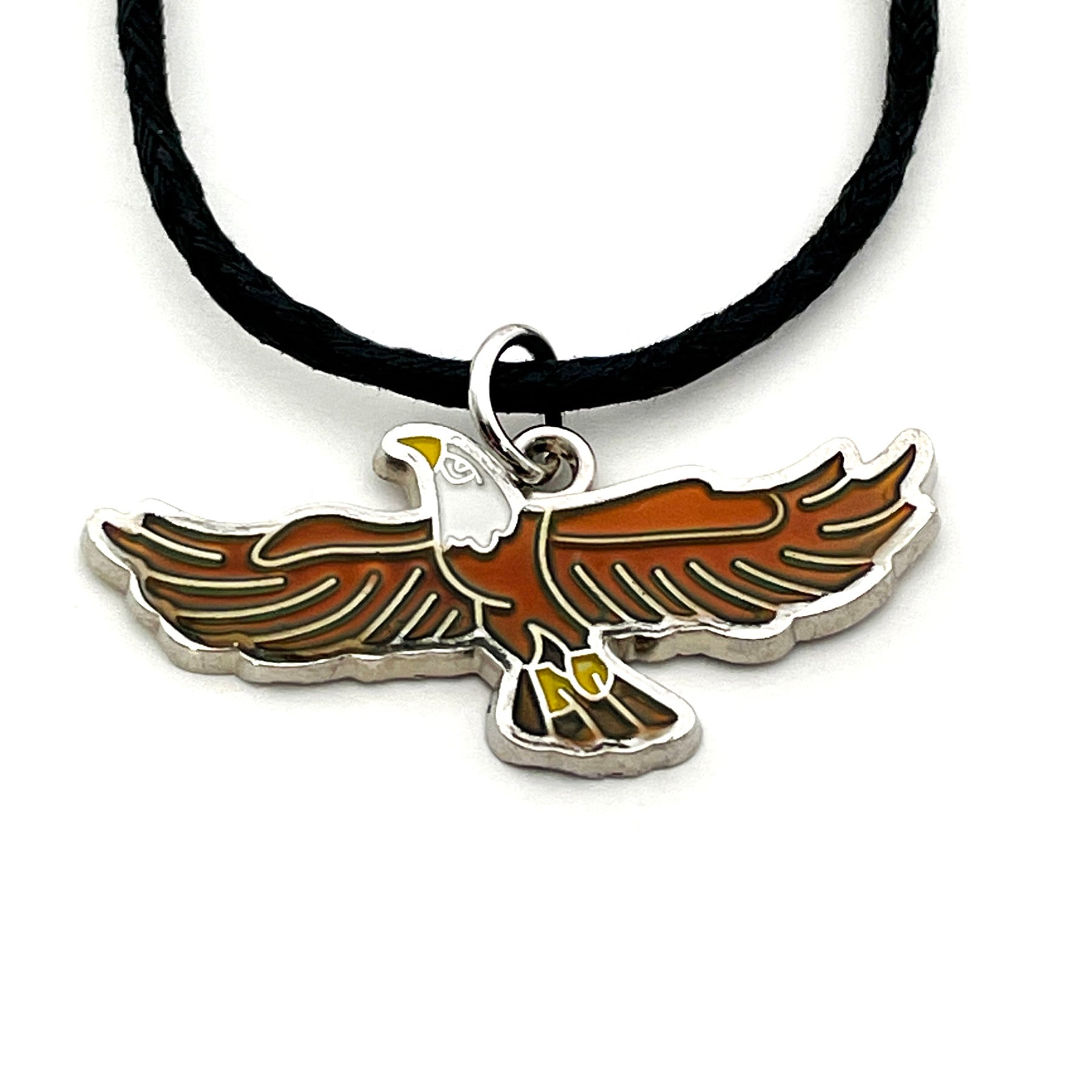 Eagle Mood Necklace - Color Changing Eagle Pendant (w-b5e) Heat 