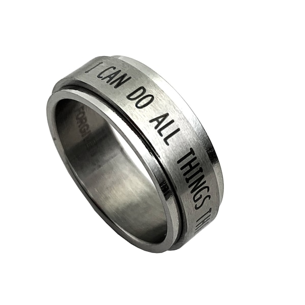 I Can Do All Things Spinner Ring (rss7)