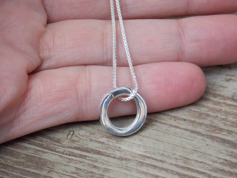 Charms Holder Necklace Sterling Silver Ring Necklace Holder Wedding Ring Holder Stampsink Ring Holder Necklace Necklace Ring Holder