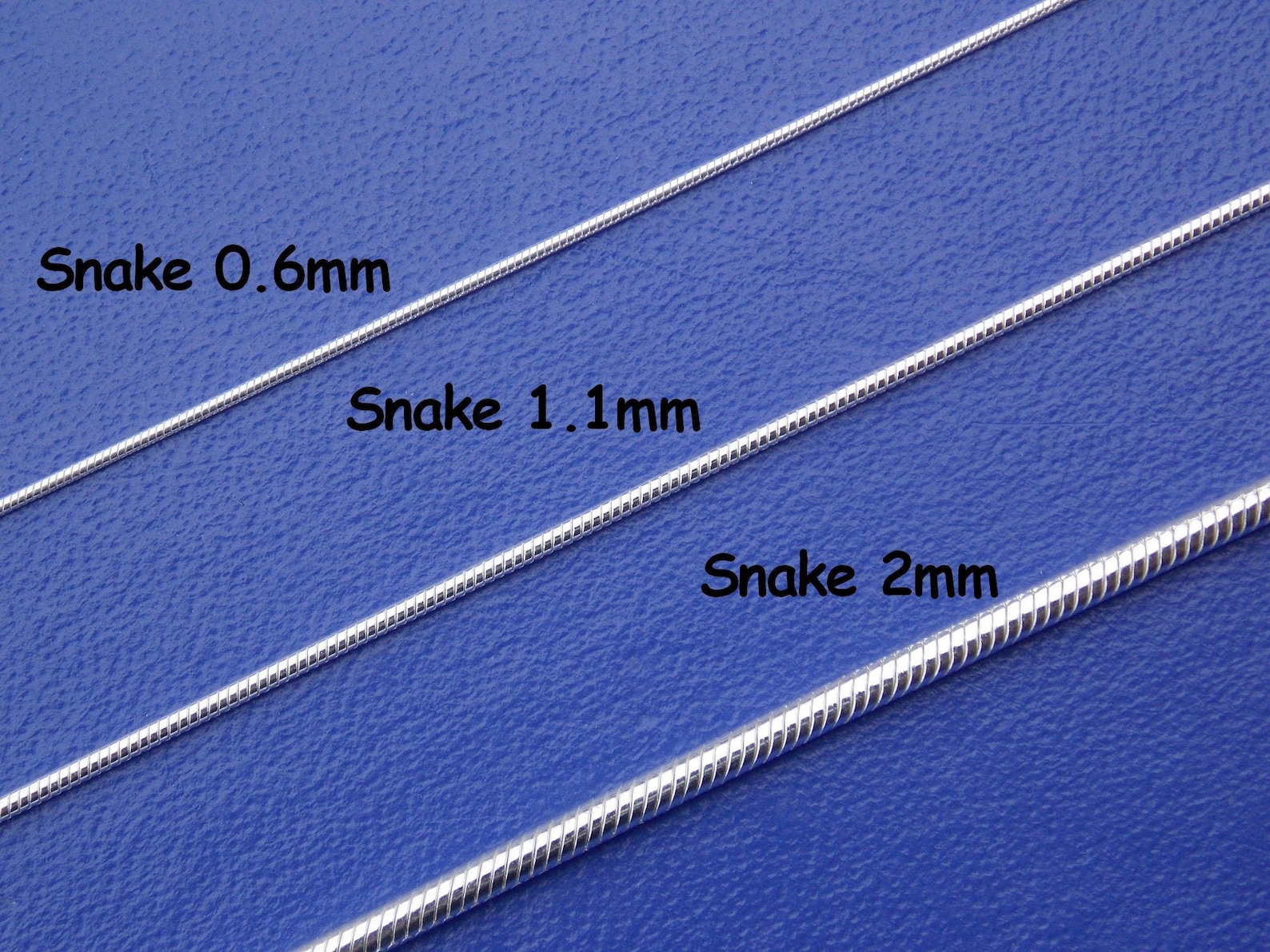 Snake Chain Silver Snake Chain Sterling Silver Snake Chain Etsy Canada