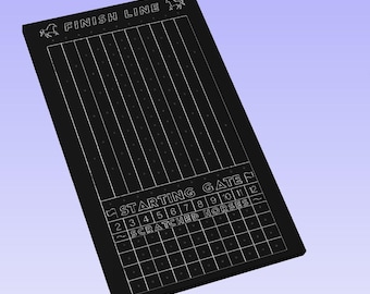 CNC File, Horse Racing Board Game/ Card/Dice/Gambling Game Extension Files/ Template