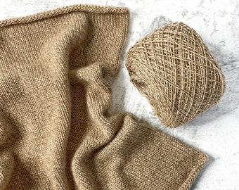 Camel Wool Yarn, 100g ball unbleached, undyed, Two coloured camel wool yarn, Pure wool yarn, Sustainable yarn, Eco-friendly & Ethical Yarn