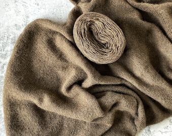 100% Camel Hair 100g ball unbleached, undyed, Chocolate camel wool yarn, Pure wool yarn, Sustainable yarn, Eco-friendly & Ethical Yarn
