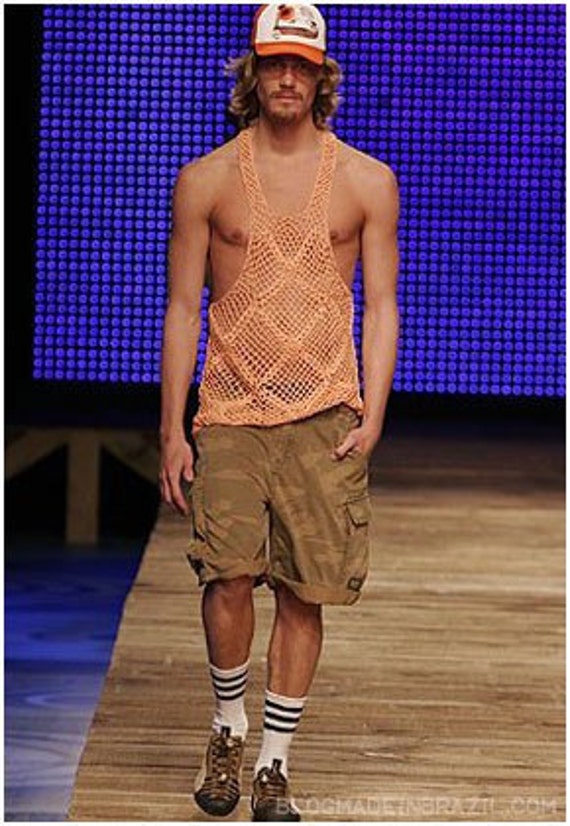 CROCHET Mens Top PATTERN. Crochet 