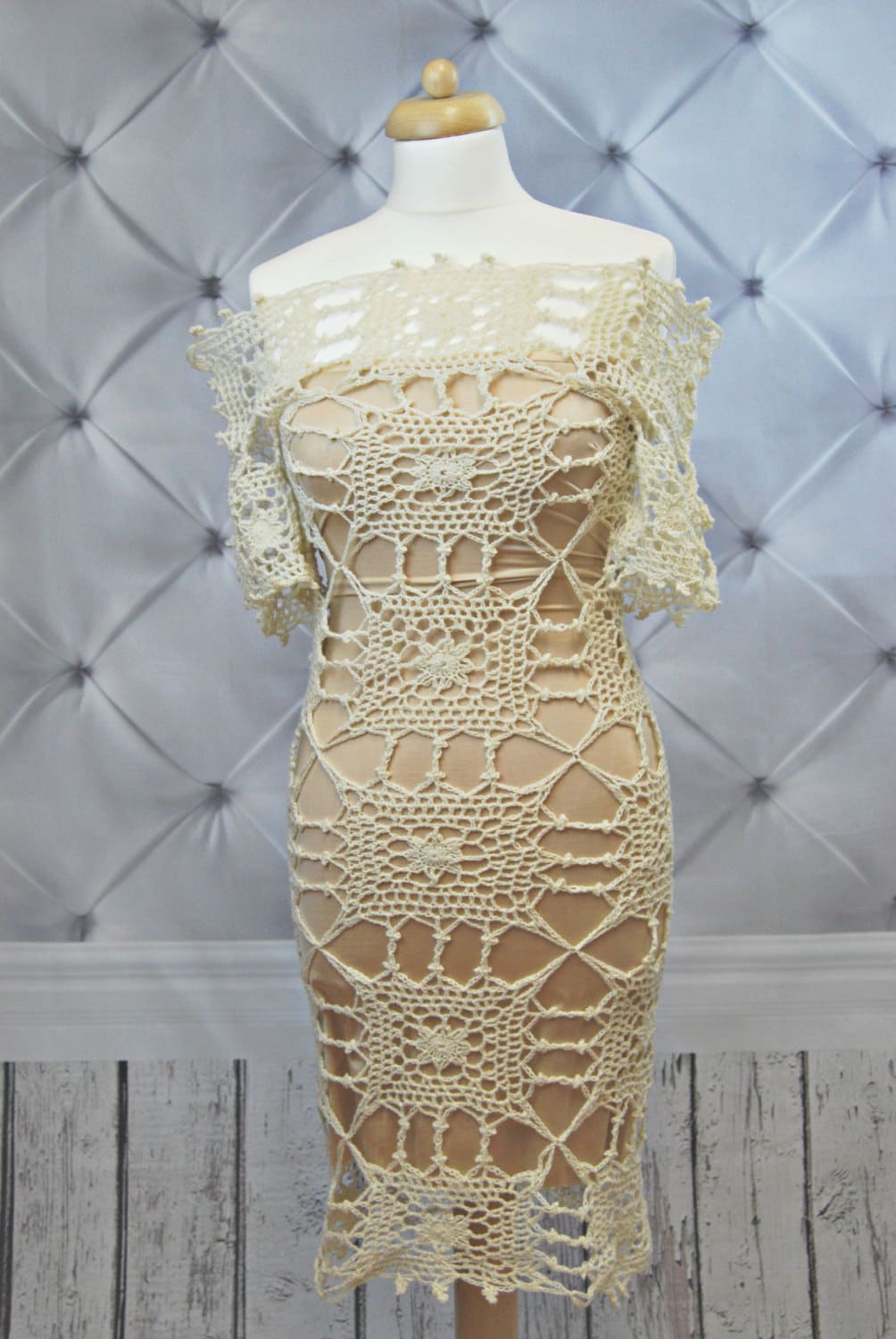 white christmas dresses Crochet Dress Pattern main image 0
