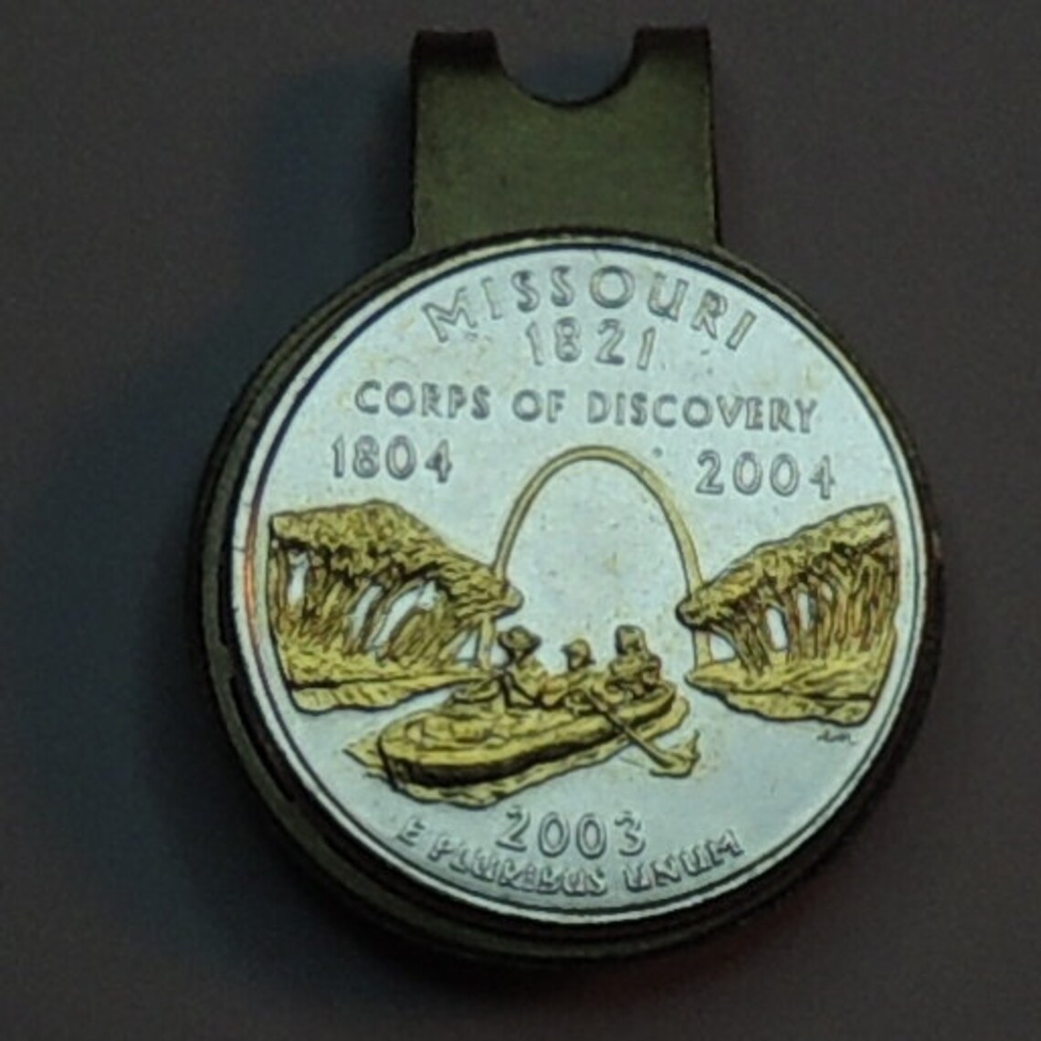 Missouri Statehood Quarter 2Toned Uniquely Hand Etsy