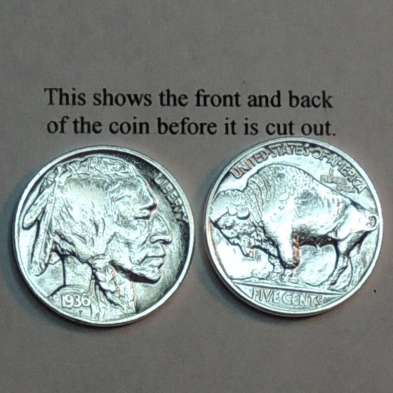 Uniquely Hand done Indian Head nickel\u00a0- Beautifully Hand Cut out Old U.S Gold on Silver coin Necklaces women men girls friend boys teen