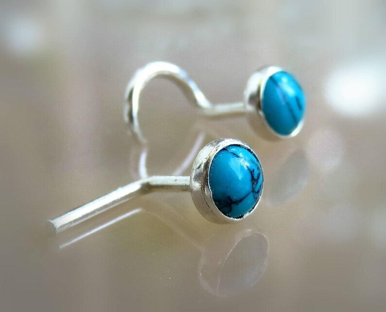 Blue Turquoise Nose Stud Turquoise Nose Piercing