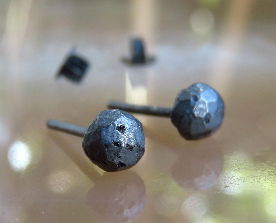 Oxidized silver stud earrings Clearance
