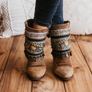 Boot covers / Boot accessories / Boot decorations Boot covers Top Sales indie style / Woman Boho Boots