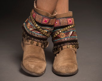 bohemian style booties