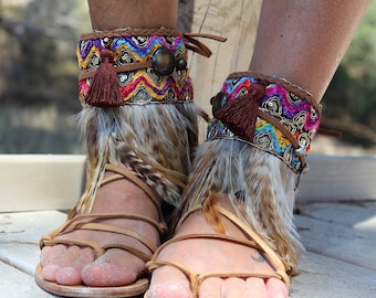 sandalias etnicas boho