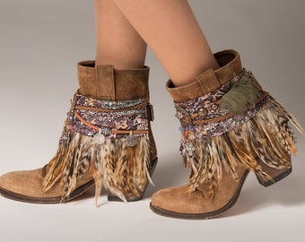 boho leather boots
