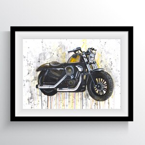 Motorbike Artwork Print