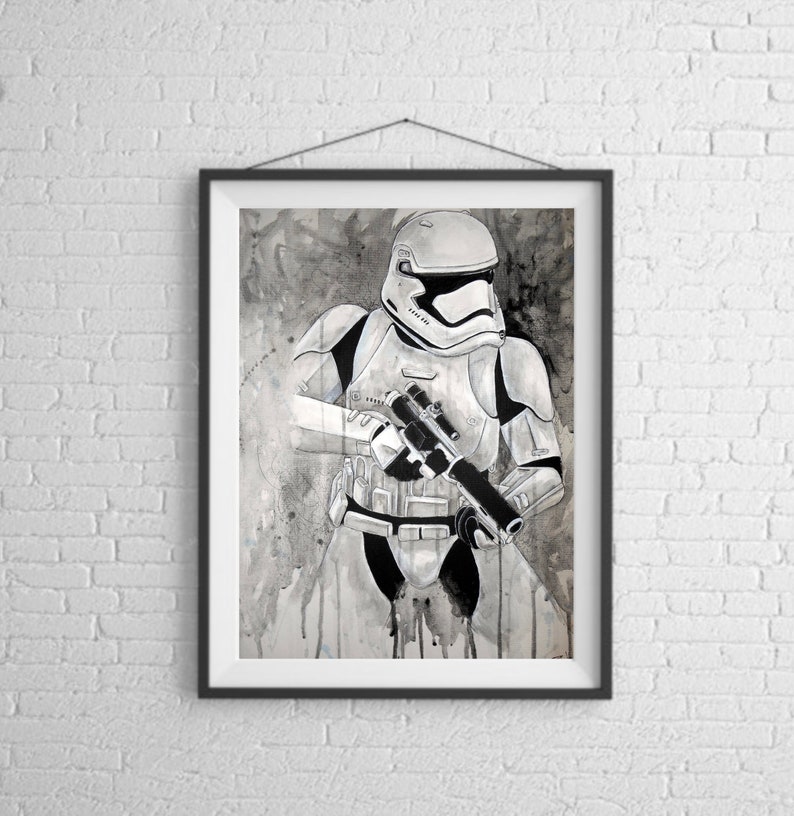 Stormtrooper Artwork Print image 1