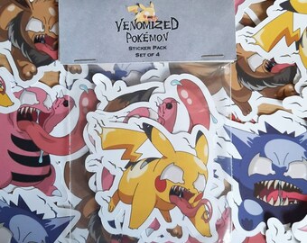 Venomized Pokemon Sticker Pack